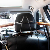 Vešiak na oblečenie do opierky hlavy sedadla, nerezový držiak na bundy a obleky, sušiak na oblečenie do auta, prenosný závesný stojan, príslušenstvo do auta