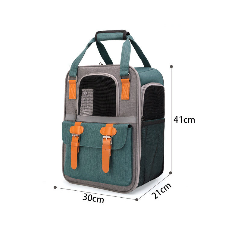 Vandeniui atspari naminių gyvūnėlių nešyklių kuprinė sulankstoma didelės talpos kačių krepšys, kvėpuojantis reguliuojamas lauko kelionių naminių gyvūnėlių nešiojimo rankinė