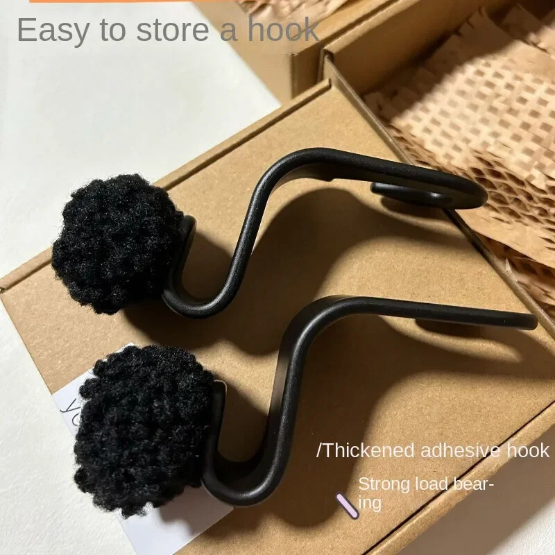 Cute Little Coal Ball Automašīnas sēdekļa atzveltne Āķis Glabāšana Automašīnas galvas balsts Organizators Pārtikas soma Rokassomiņa Automašīnas apdare Apģērbu pakaramais