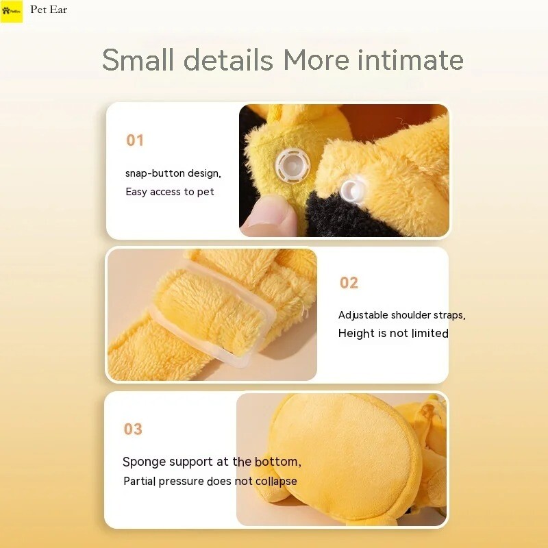 „Cue“ naminių gyvūnėlių krepšys, internetiniai garsenybių rudens ir žiemos šilti naminiai gyvūnėliai, miela bitelė, namų žaisliniai katės drabužiai