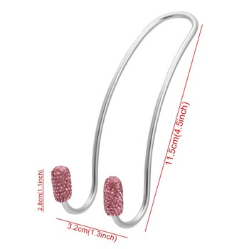 2 пакета аксесоари за кола Силна диамантена облегалка за глава Поставка за чанти Закачалки за кола Куки за съхранение на задната седалка Органайзери за облегалката на седалката