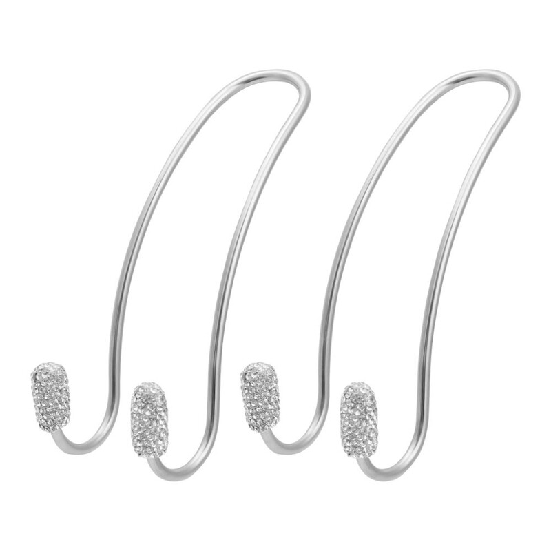 2 komplektai automobilinių priedų Stiprūs deimantiniai galvos atramos krepšiai, pakabos, galinės sėdynės laikymo kabliukai, sėdynių atlošo laikikliai