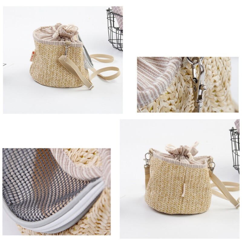 Nešiojamas mažų naminių gyvūnėlių vežėjas, kvėpuojantis lauko kelionės ežiuko žiurkėnui, nešiojamas laikymo krepšys, miegmaišis