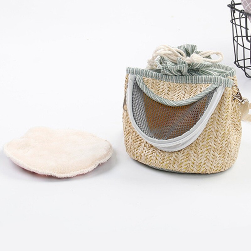 Nešiojamas mažų naminių gyvūnėlių vežėjas, kvėpuojantis lauko kelionės ežiuko žiurkėnui, nešiojamas laikymo krepšys, miegmaišis