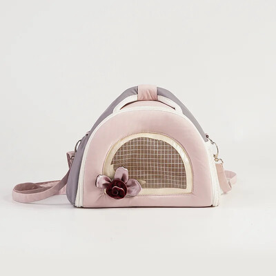 Kvėpuojantis naminių gyvūnėlių krepšys Mažas naminių gyvūnėlių nešiojimo krepšys Kvėpuojantis Patogus naminių gyvūnėlių kelionių krepšys, skirtas žiurkėnui jūrų kiaulytės triušiui ežiukui