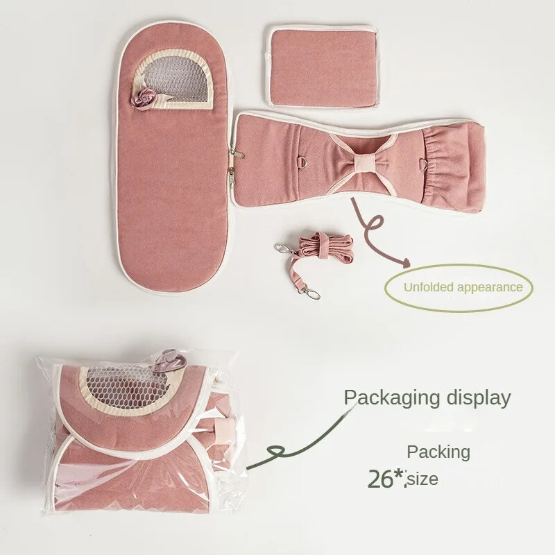 Kvėpuojantis naminių gyvūnėlių krepšys Mažas naminių gyvūnėlių nešiojimo krepšys Kvėpuojantis Patogus naminių gyvūnėlių kelionių krepšys, skirtas žiurkėnui jūrų kiaulytės triušiui ežiukui