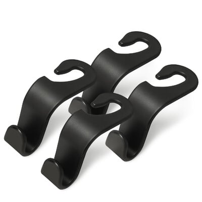 1vnt Automobilio galvos atramų kabliai Kabykla krepšiams Sėdynės atlošo Tvarkyklės laikiklio spaustukai Auto Tvirtinimo Kabliukai Automobilio laikymo salono priedai