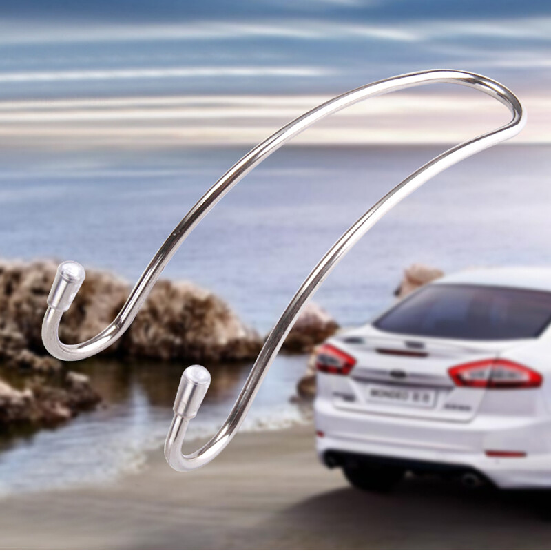 Automašīnas sēdekļa āķis Auto slēptais aizmugurējais sēdekļa galvas balsta pakaramais rokassomiņai iepirkumu soma Mēteļa uzglabāšanas pakaramais Automašīnas piederumi Āķa organizators