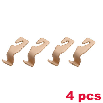 2/4 vnt. odiniai kabliukai automobilio sėdynės galvos atramos kablys automatinės sėdynės atlošas.