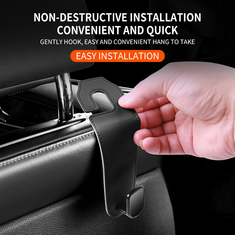 Cârlig pentru mașină Cârlig pentru spătar cârlig multifuncțional pentru mașină Cârlig de depozitare din spate pentru scaunul de mașină ascuns Accesorii pentru mașină