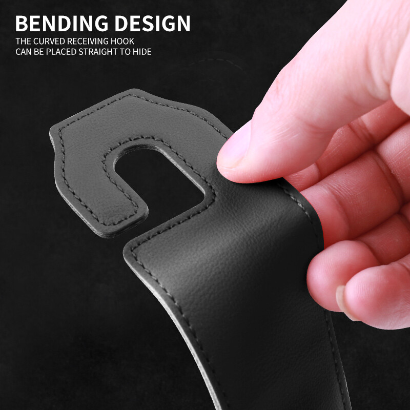 Cârlig pentru mașină Cârlig pentru spătar cârlig multifuncțional pentru mașină Cârlig de depozitare din spate pentru scaunul de mașină ascuns Accesorii pentru mașină