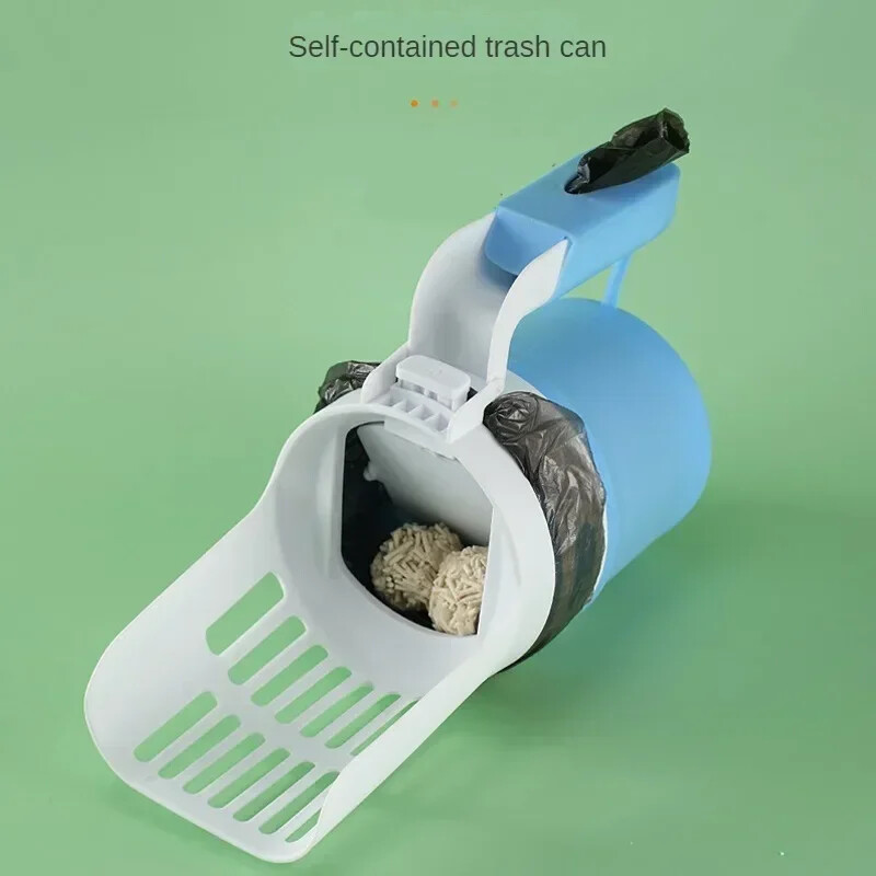 Kačių kraiko kastuvas, skirtas naminių gyvūnėlių filtrui valyti tualeto šiukšlių rinktuvą kačių reikmenys, kačių kraiko dėžutės savaiminis išsivalymas