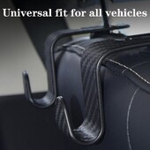 Cârlige pentru scaunele din spate ale mașinilor Cârlige interioare pentru tetieră Cârlige super-sarcină universale pentru accesoriu interior auto