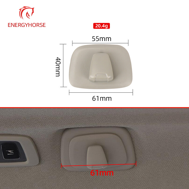 Carlige pentru acoperiș interior ABS negru pentru agățat pentru cârlig pentru umeraș pentru Volvo V90 S90 XC40 XC60 XC90 2015-2020