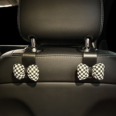 LULECI Cârlig pentru mașină Scaun pentru mașină Spătar spate Multi-funcțional tablă de șah Cârlig pentru temperament pentru depozitare mașină Materiale decorative