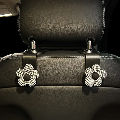 LULECI Cârlig pentru mașină Scaun pentru mașină Spătar spate Multi-funcțional tablă de șah Cârlig pentru temperament pentru depozitare mașină Materiale decorative