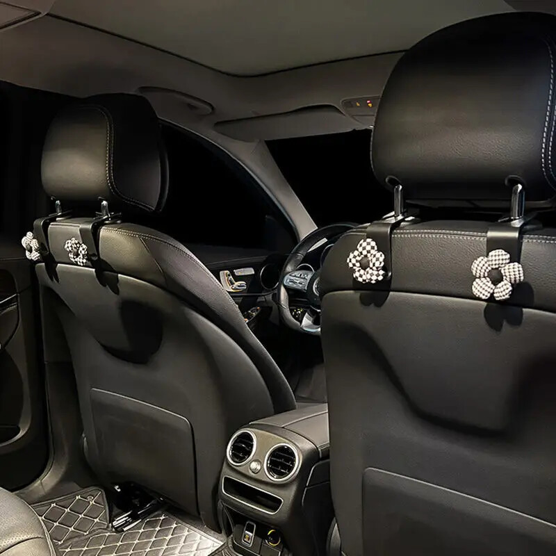 LULECI Cârlig pentru mașină Scaun pentru mașină Spătar spate Multi-funcțional tablă de șah Cârlig pentru temperament pentru depozitare mașină Materiale decorative