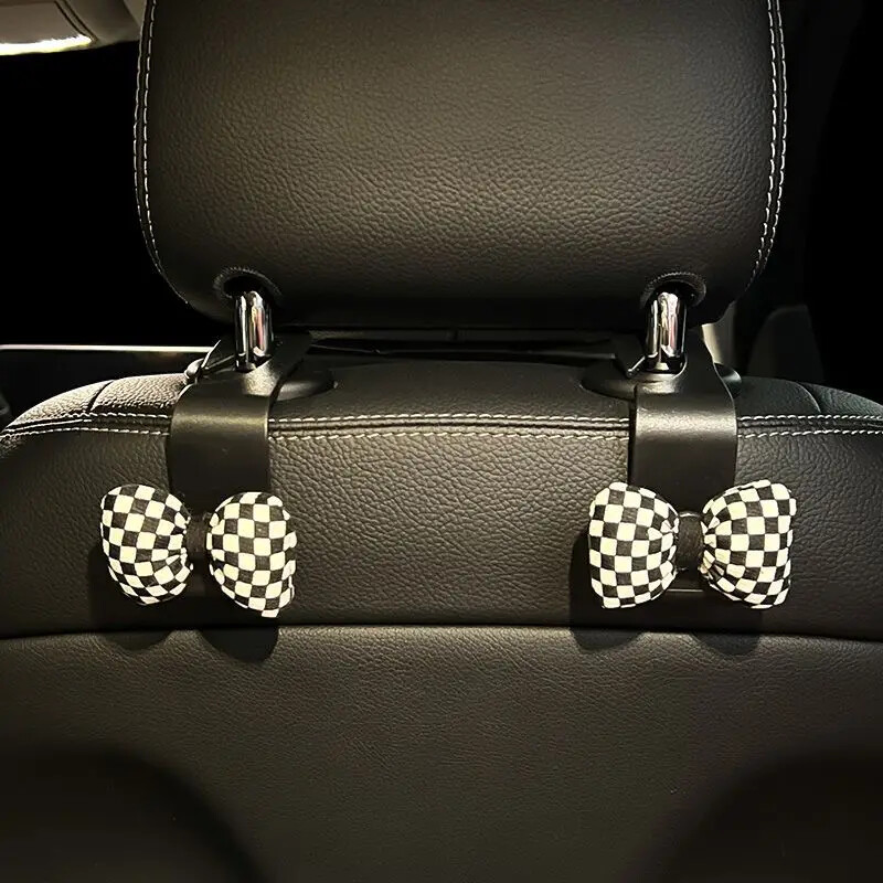 LULECI Cârlig pentru mașină Scaun pentru mașină Spătar spate Multi-funcțional tablă de șah Cârlig pentru temperament pentru depozitare mașină Materiale decorative