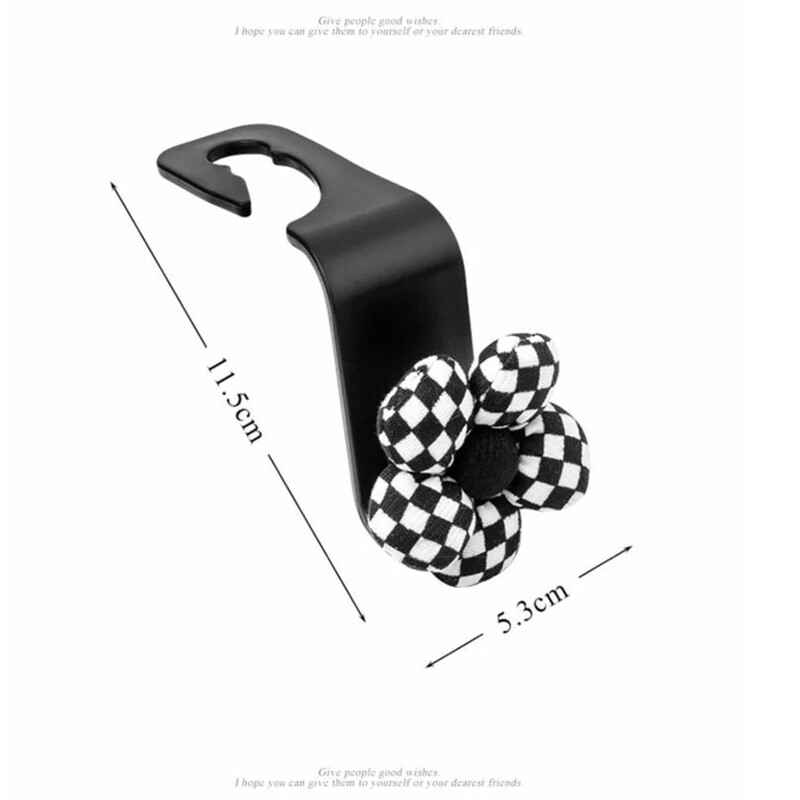 LULECI Cârlig pentru mașină Scaun pentru mașină Spătar spate Multi-funcțional tablă de șah Cârlig pentru temperament pentru depozitare mașină Materiale decorative