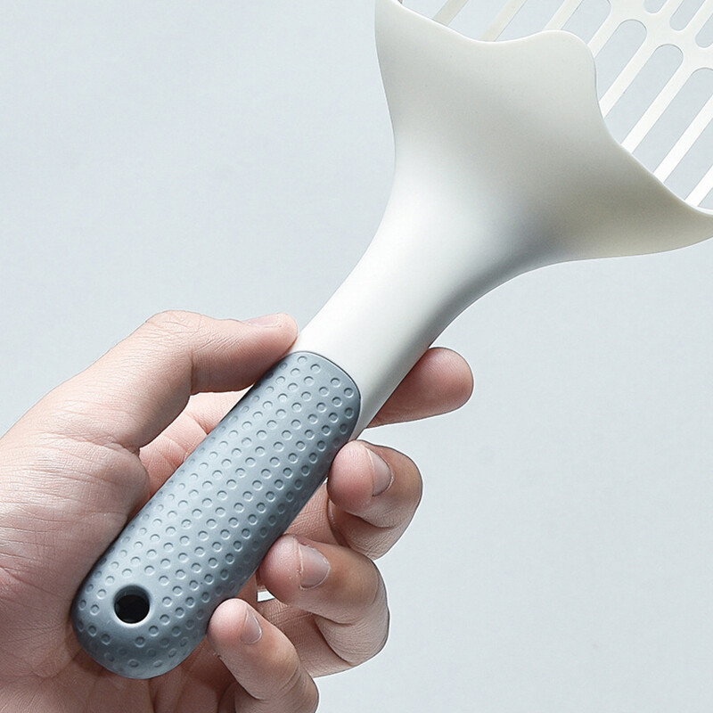 Kimpets kaķu pakaišu lāpsta Plastmasas pakaišu lāpsta ar pamatni Pašattīroša kaķu pakaišu lāpsta kaķēnu tualetes tīrīšanas rīki Kaķu piederumi