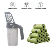 Kačių kraiko samtelis Nuimamas nešiojamas kačių smėlio kastuvas tualeto šiukšlių rinktuvas su maišelio filtru, skirtas kačių kraiko smėlio dėžės savaiminiam išsivalymui