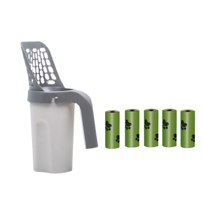 Kačių kraiko samtelis Nuimamas nešiojamas kačių smėlio kastuvas tualeto šiukšlių rinktuvas su maišelio filtru, skirtas kačių kraiko smėlio dėžės savaiminiam išsivalymui