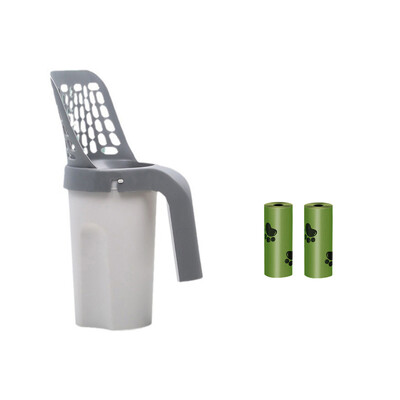 Kačių kraiko samtelis Nuimamas nešiojamas kačių smėlio kastuvas tualeto šiukšlių rinktuvas su maišelio filtru, skirtas kačių kraiko smėlio dėžės savaiminiam išsivalymui