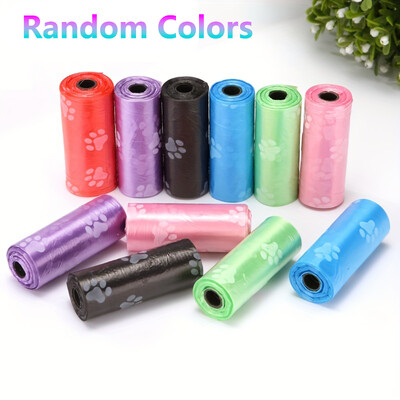 300 kusov/20 roliek hrubých nepriepustných vreciek na psie exkrementy na vonkajšie prechádzky, polyetylénový materiál, likvidácia živočíšneho exkrementu, čierne alebo zelené