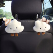 1vnt mielas animacinis filmas lankas debesis automobilio sėdynės atlošas kabliukai saugojimo transporto priemonės galvos atramos laikiklis bakalėjos prekių krepšio rankinės papuošimas