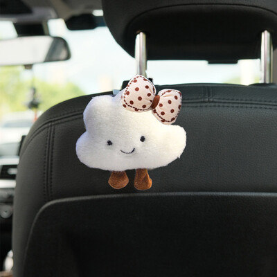 1vnt mielas animacinis filmas lankas debesis automobilio sėdynės atlošas kabliukai saugojimo transporto priemonės galvos atramos laikiklis bakalėjos prekių krepšio rankinės papuošimas