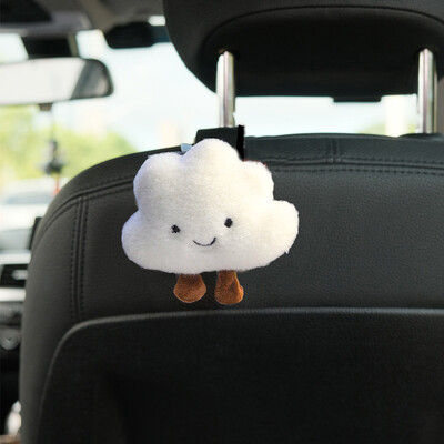 1vnt mielas animacinis filmas lankas debesis automobilio sėdynės atlošas kabliukai saugojimo transporto priemonės galvos atramos laikiklis bakalėjos prekių krepšio rankinės papuošimas