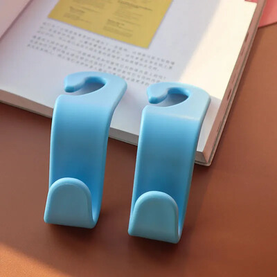 2 buc. Cârlig pentru spate scaun auto multicolore geantă universală pentru mașină, geantă, pânză, suport pentru umeraș, scaun interior auto cârlig pentru tetiera