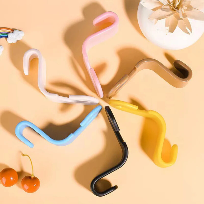 2 buc. Cârlig pentru spate scaun auto multicolore geantă universală pentru mașină, geantă, pânză, suport pentru umeraș, scaun interior auto cârlig pentru tetiera