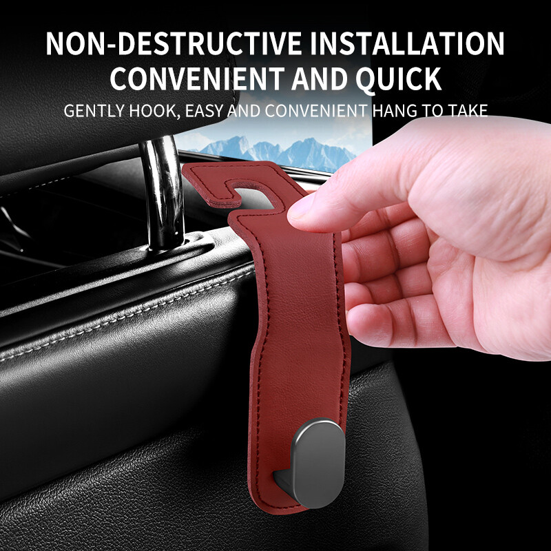 Automobilio odinis kablys Sėdynės nugarėlė Automobilio vidaus apdailos reikmenys Daugiafunkcis laikymas Sulankstomas pakabinamas paslėptas kabliukas