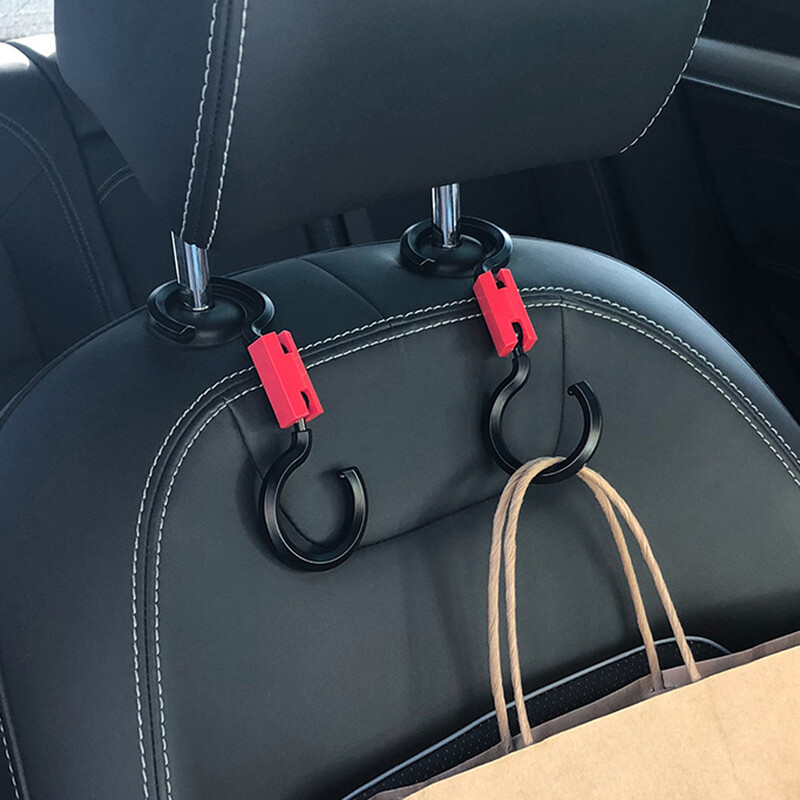 1 pora automobilio galvos atramos kabliukas sėdynės nugarėlė ABS kablys nešiojamas pakabinamas drabužių laikiklis Reguliuojamas pasukamas miegamojo spintos kabliukai lokys 6 kg
