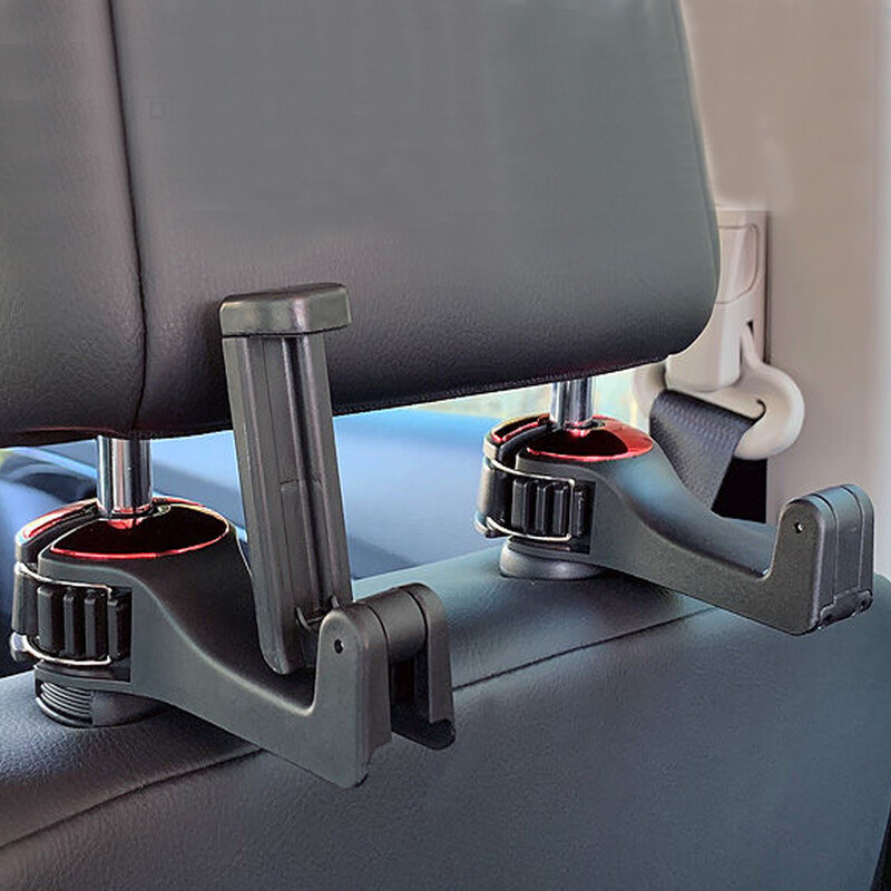 Universālie 2 vienā automašīnas galvas balstu āķi Tālruņa turētājs sēdekļa atzveltne Organizators Somas pakaramie Rokassomu glabāšanas āķi Automašīnas salona piederumi