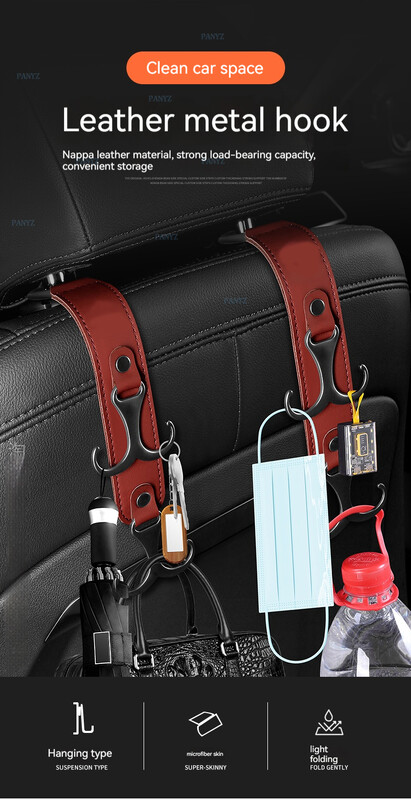 Odinės automobilio sėdynės kablys atgal laikymo laikiklis Vidinis 360 laipsnių pasukimas, skirtas Chevrolet CRVALIER TRAX PC BE BL SAIL AVEO SPARK