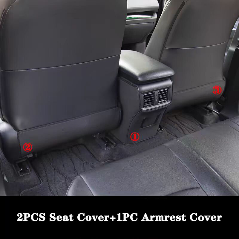 Automobilio sėdynės atlošo apsaugos nuo smūgių dangtelis skirtas Toyota RAV4 2024 2023 2022 2021 2020, Nepurvinas ir vandeniui atsparus sėdynės apsauginis kilimėlis
