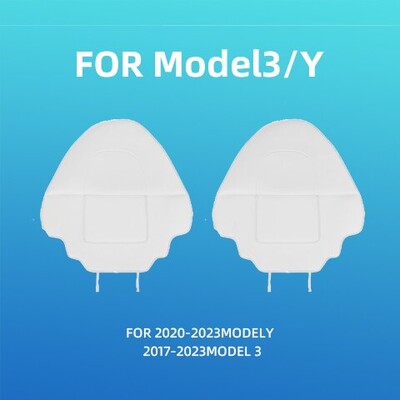 Automašīnas sēdekļa atzveltnes aizsargs priekš Tesla Model Y Model 3 sēdekļa atzveltnes, kas aizsargā bērnus pret sitieniem paklājiņi, melni ādas salona aksesuāri