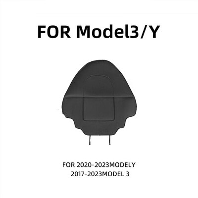Automašīnas sēdekļa atzveltnes aizsargs priekš Tesla Model Y Model 3 sēdekļa atzveltnes, kas aizsargā bērnus pret sitieniem paklājiņi, melni ādas salona aksesuāri