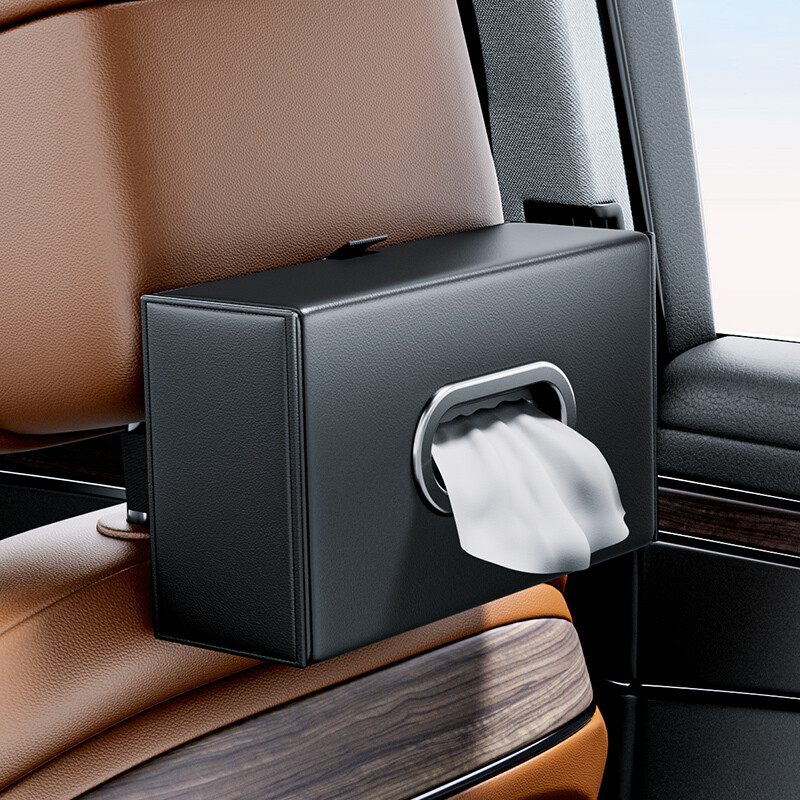 Automobilio porankio audinių dėžutė, odinė automobilio sėdynės nugarėlė, pakabinama servetėlių dėžutės laikiklis, popierinis stalčius, laikymo dėklas, automobilio stoglangio servetėlių laikiklis