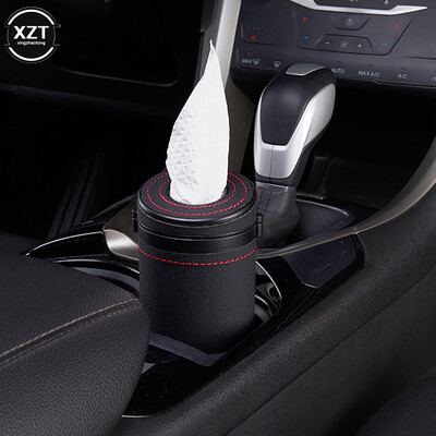 Daugiafunkcis automobilio audinių dėžutės dangtelio laikiklis, automatinis apvalus popierinis vamzdelis, apsauginis sudaužyto lango audinio puodelis su apsauginiu plaktuku, automobilio salonu