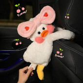 Automobilių servetėlių dėžutė kūrybinė animacinių filmų interneto garsenybių automobilio porankių dėžutė sėdynės atlošo pakaba audinių dėžutė automobilio interjero gaminiai