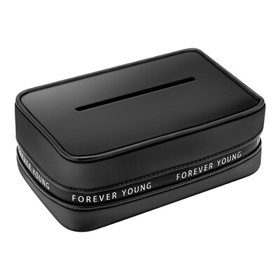 Nauja odinė automobilio servetėlių dėžutė, pakabinama nešiojama porankio sėdynės atlošas nuo saulės skydelio laikiklis Automobilio vidaus saugojimo krepšio dekoravimo priedai