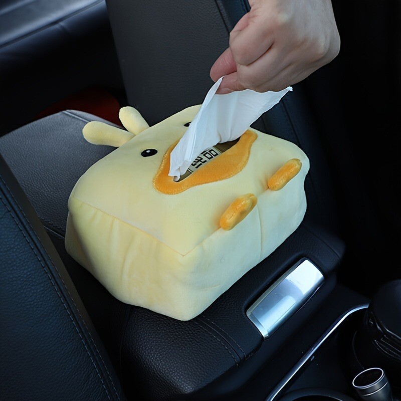 1vnt miela animacinių filmų transporto priemonės audinių dėžutė, pliušinė kūrybinė daugiafunkcė automobilio servetėlių dėžutė