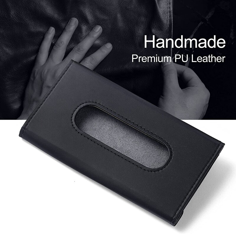 Automobilio servetėlių dėžutė Automobilinis skydelis nuo saulės, audinių dėžutės laikiklis Auto vidaus laikymo kaukė laikymo dėžutės apdaila universaliems automobilio priedams