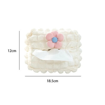 Car Tissue Box Puff Fabric Tissue Box Πλάτη καθίσματος αυτοκινήτου Υποβραχιόνιο Χάρτινο κουτί Τύπος Tissue Bag Αξεσουάρ εσωτερικής διακόσμησης αυτοκινήτου