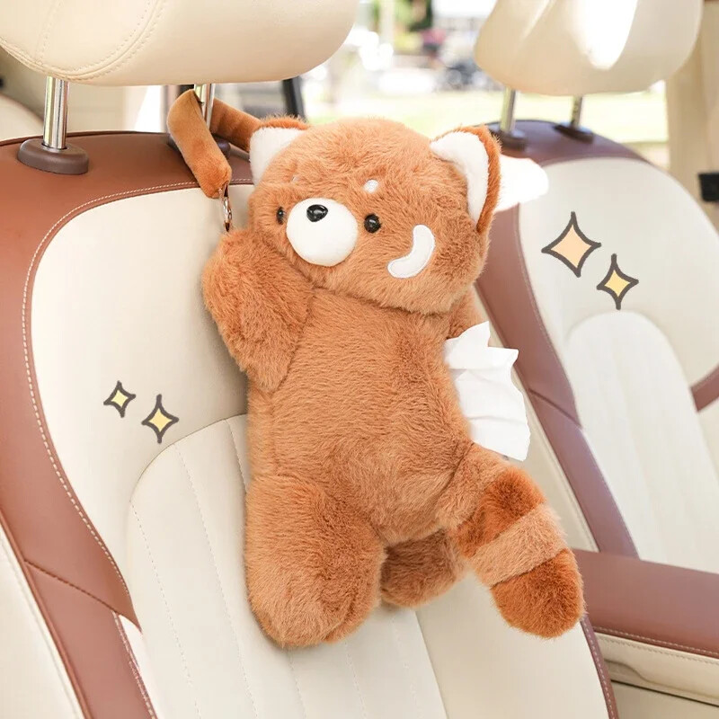 Sėdynės nugarėlėje pakabinamas automobilis automobilyje su meškos servetėlių dėžute Creative Car priedai animacinių filmų servetėlių rinkinys popierinė dėžutė miela