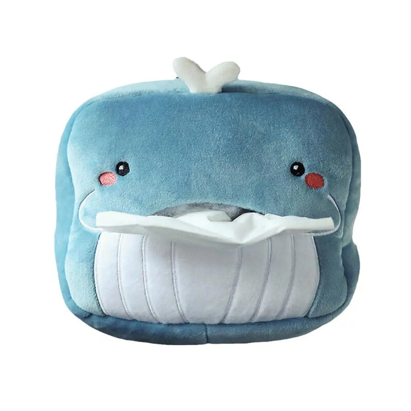 Mielas animacinių filmų automobilio servetėlių dėžutė Universalus automobilių namų kambarys pliušinis laikiklis Gyvūnai Popieriaus laikiklis Popierius Mielas gyvūno dėklo dekoravimas N E1C9