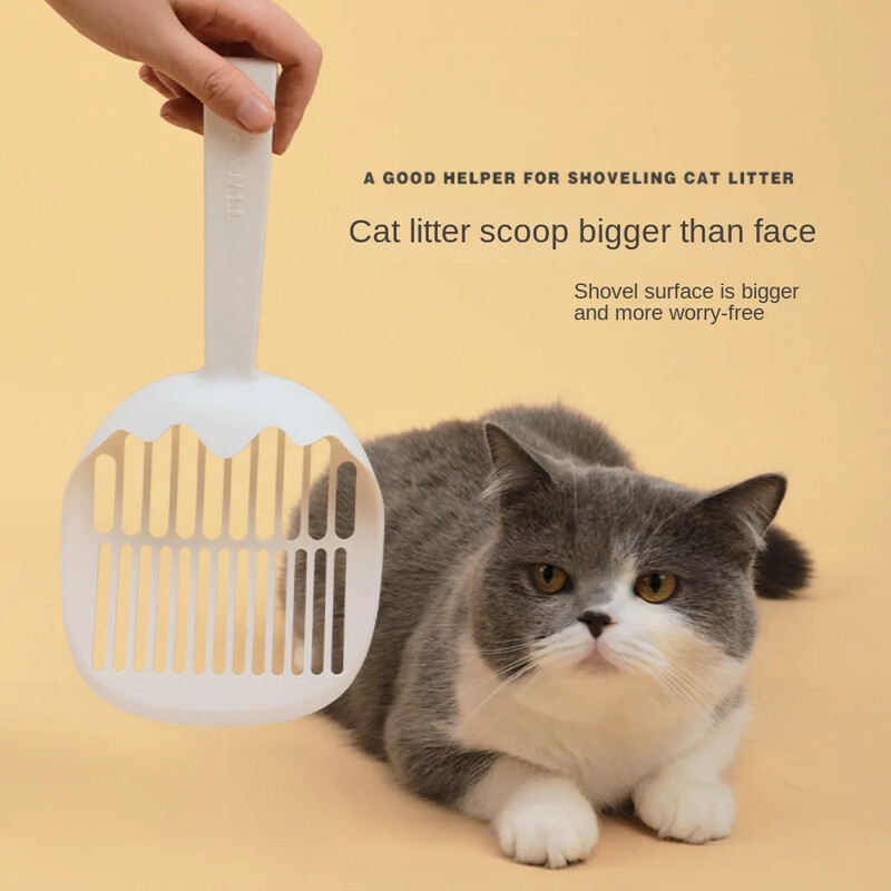 Kreatívna sada lopatiek na zmrzlinu pre domáce zvieratá s úložným vedrom, lopatka na mačacie výkaly, čistič toalety, lopatka na preosievanie mačiek, potreby pre domáce zvieratá